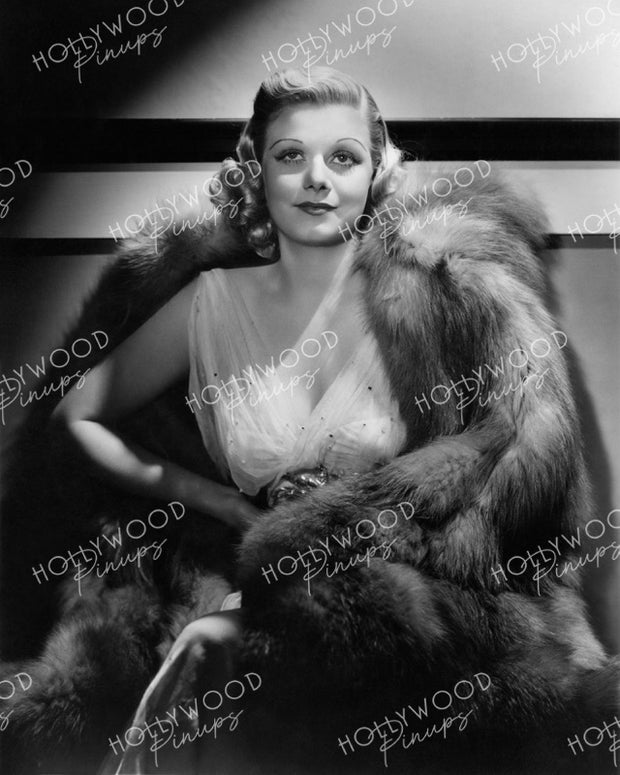Jean Harlow in SARATOGA 1937 by George Hurrell | Hollywood Pinups Color Prints