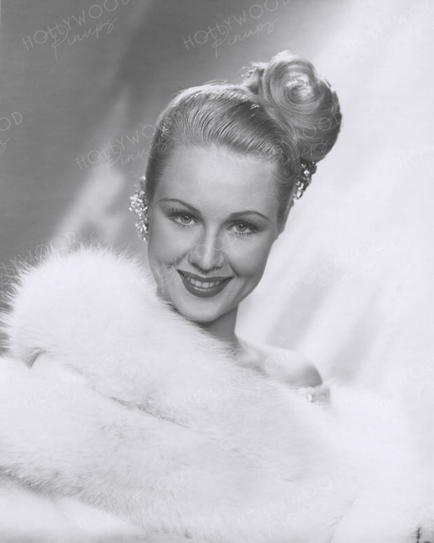 Virginia Mayo Glamour Hairdress 1948 | Hollywood Pinups | Film Star Colour and B&W Prints