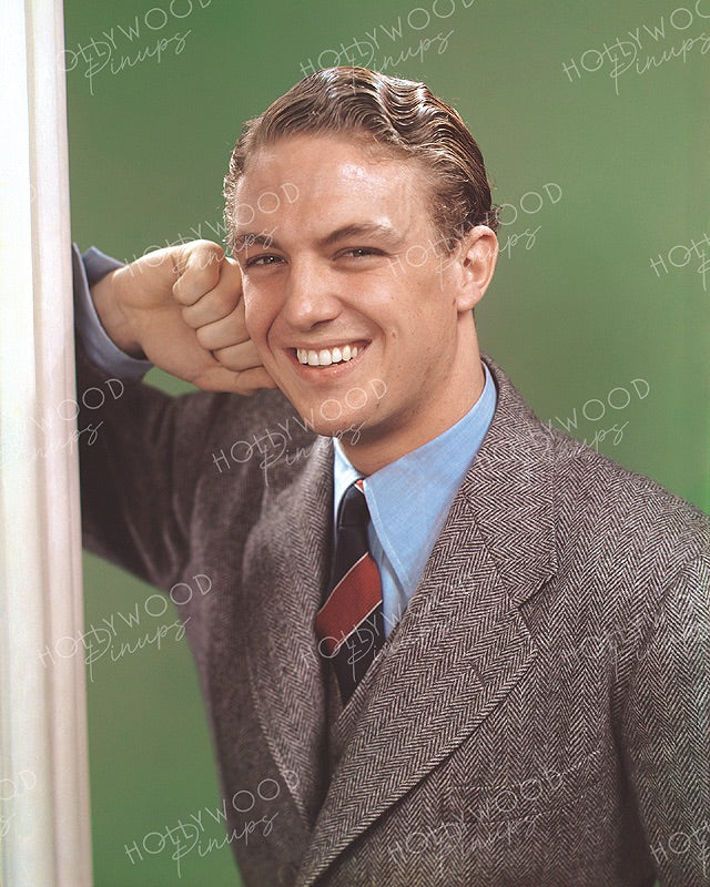 Robert Stack Youthful Smile 1940 | Hollywood Pinups | Film Star Color ...