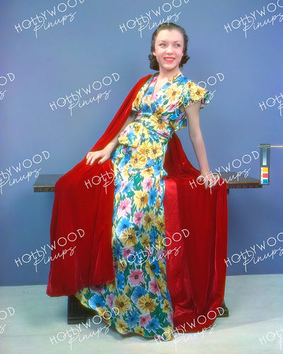 Margo - Floral Fantasy 1936 - NEW ! | Hollywood Pinups | Film Star Colour and B&W Prints