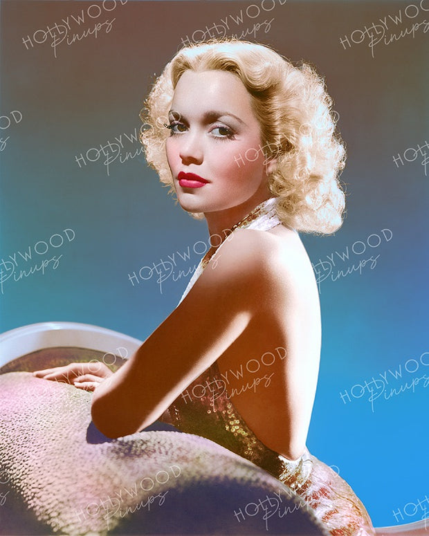 Jane Wyman Luminous Blonde by HURRELL 1939 | Hollywood Pinups | Film Star Colour and B&W Prints