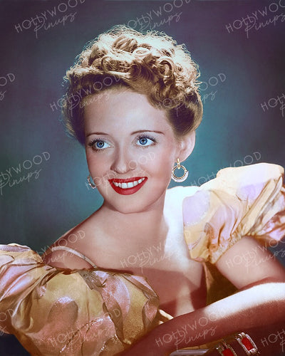 Bette Davis Period Charm 1938 | Hollywood Pinups | Film Star Colour and B&W Prints