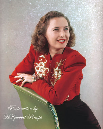 Barbara Stanwyck Glittering Star 1939 | Hollywood Pinups | Film Star Colour and B&W Prints