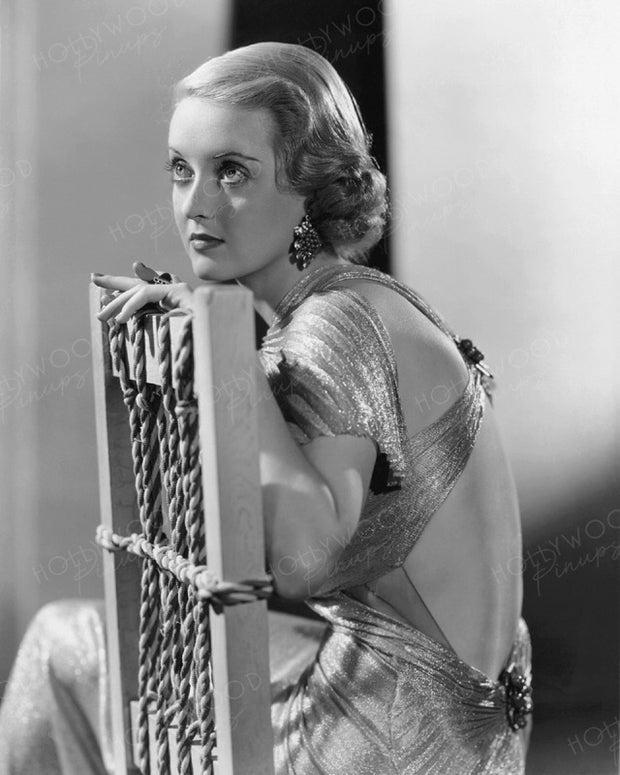 Bette Davis Glittering Glamour 1935 | Hollywood Pinups | Film Star Colour and B&W Prints