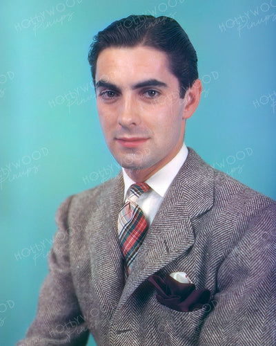 Tyrone Power Earliest Color 1937 Portrait | Hollywood Pinups | Film Star Colour and B&W Prints