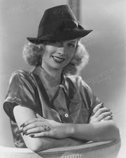 Lucille Ball Slick Fedora 1936 by ERNEST BACHRACH | Hollywood Pinups | Film Star Colour and B&W Prints