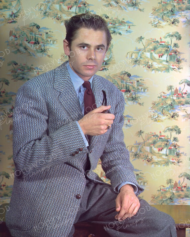 Glenn Ford Smoking Pipe 1941 | Hollywood Pinups | Film Star Colour and B&W Prints